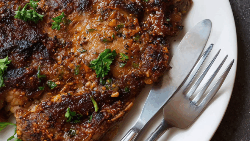 Crock Pot BBQ Pork Steaks