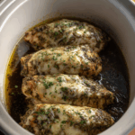 Crock Pot Chicken Pesto Mozzarella