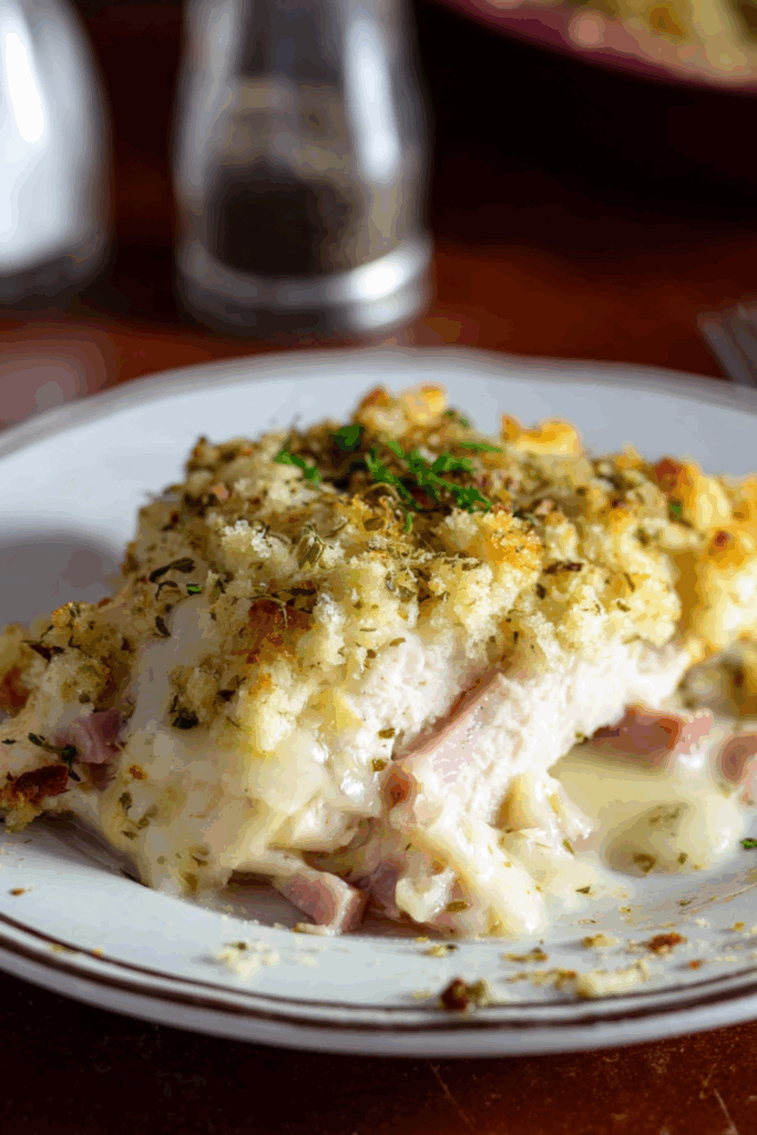 Crock Pot Chicken Cordon Bleu