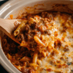 Crock Pot Baked Ziti With Ground Beef