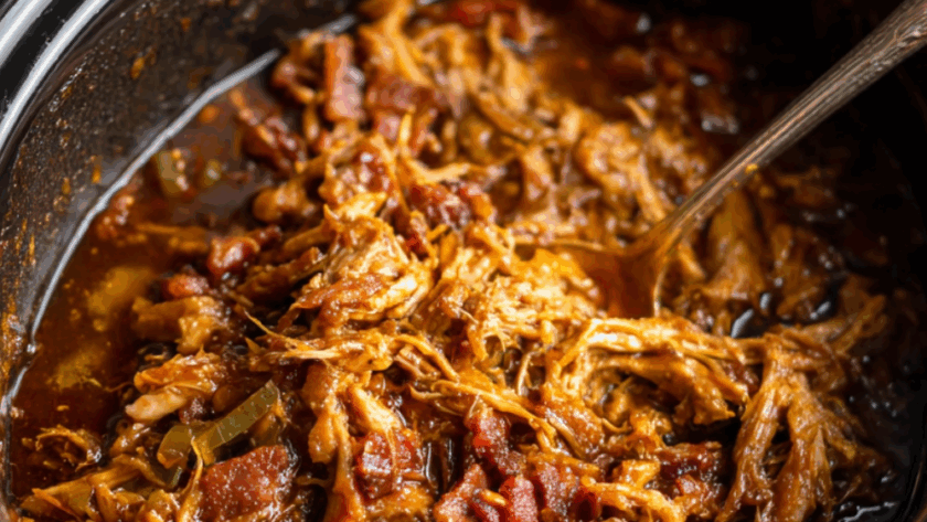 Crock Pot Bourbon Pulled Pork
