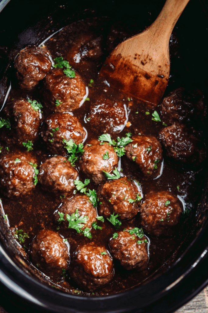 Crock Pot Venison Meatballs