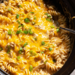 Crock Pot Chicken Enchilada Pasta