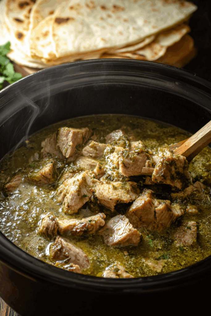 Crock Pot Chile Verde Pork