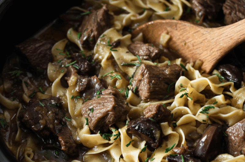 Crock Pot Beef And Egg Noodles