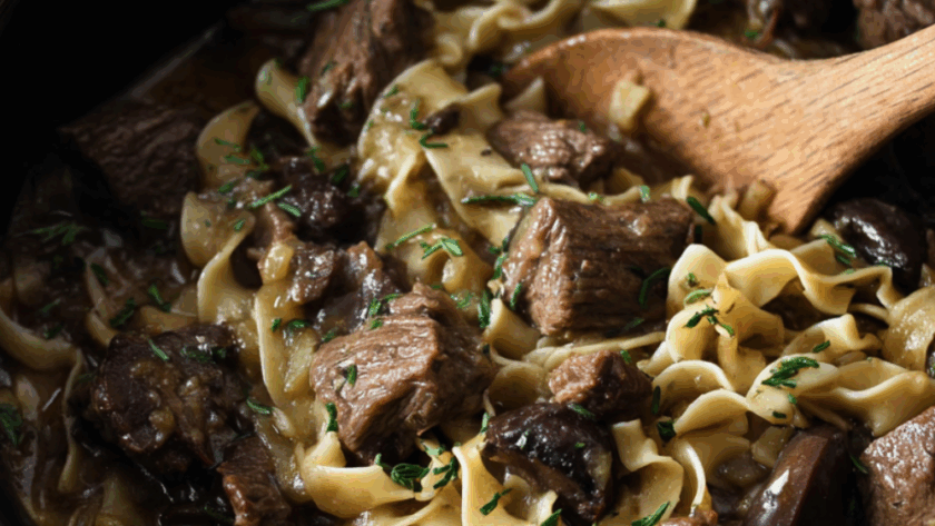 Crock Pot Beef And Egg Noodles