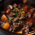 Crock Pot Beef And Mushroom Stew