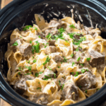 Crock Pot Beef And Noodles With Cream Of Mushroom Soup