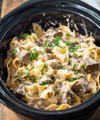 Crock Pot Beef And Noodles With Cream Of Mushroom Soup