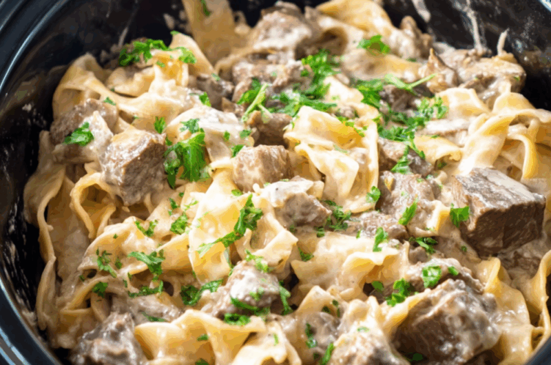 Crock Pot Beef And Noodles With Cream Of Mushroom Soup