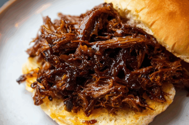 Crock Pot Pulled BBQ Venison