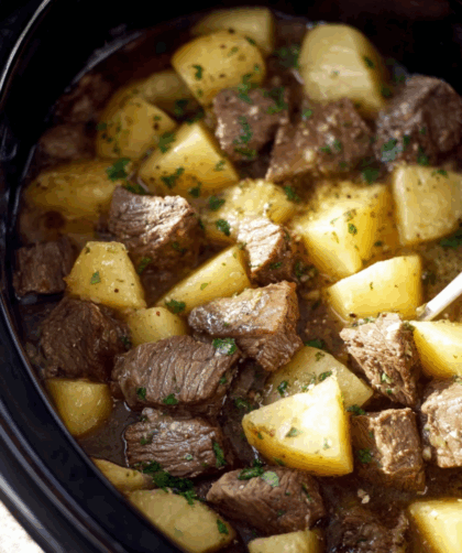 Crock Pot Beef And Potatoes