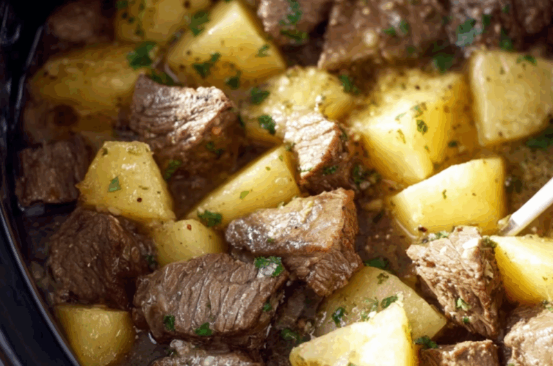 Crock Pot Beef And Potatoes