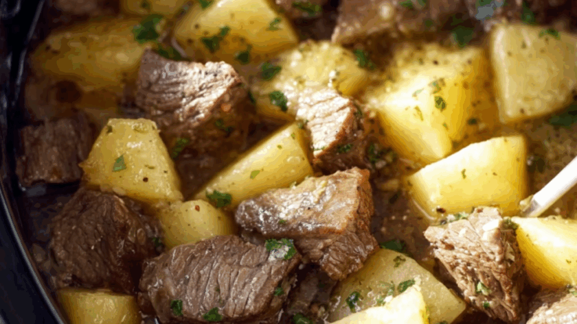 Crock Pot Beef And Potatoes