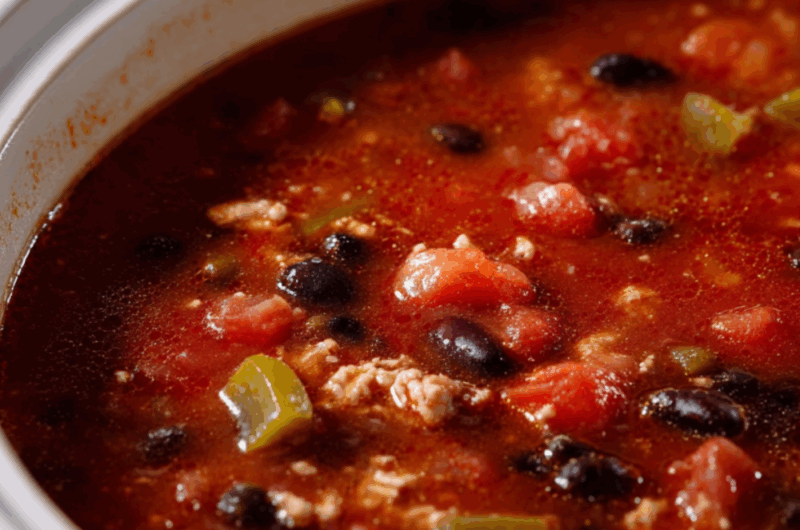 Crock Pot Ground Turkey Soup