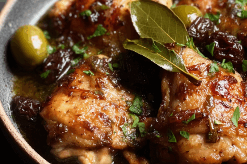 Crock Pot Chicken Marbella
