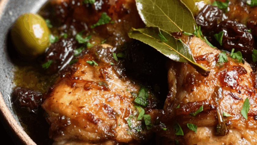 Crock Pot Chicken Marbella