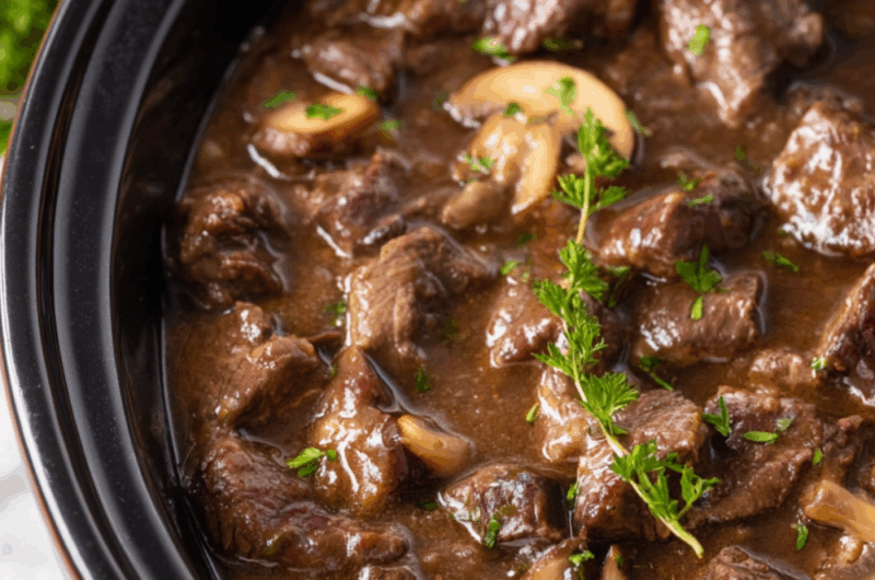 Crock Pot Beef And Mushrooms
