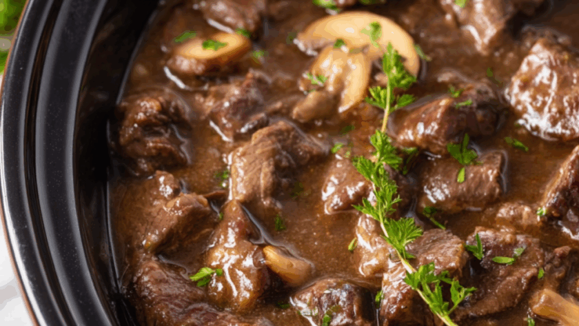 Crock Pot Beef And Mushrooms
