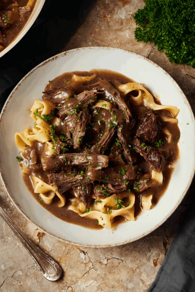 Crock Pot Beef And Noodles With Gravy