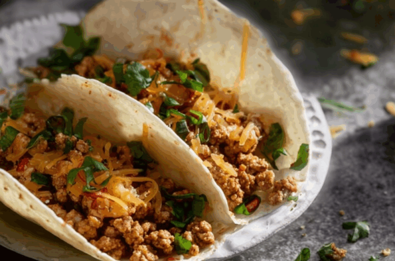 Crock Pot Ground Turkey Tacos