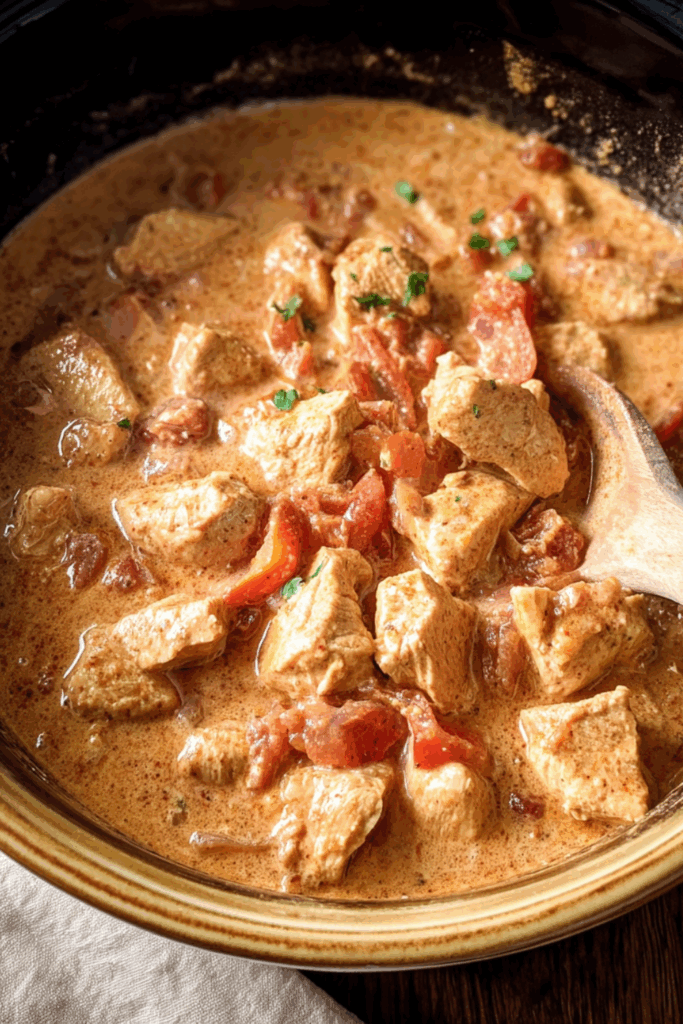 Crock Pot Chicken Paprikash