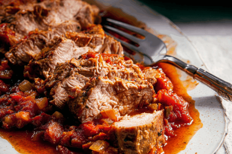 Crock Pot Italian Pork Tenderloin