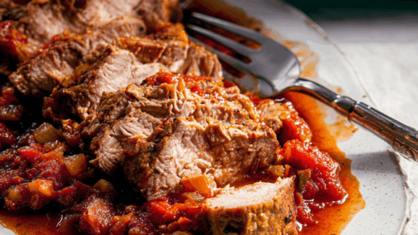 Crock Pot Italian Pork Tenderloin