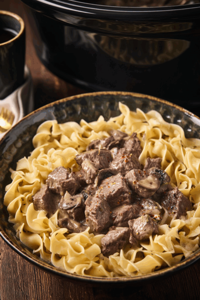 Crock Pot Beef And Noodles With Stew Meat