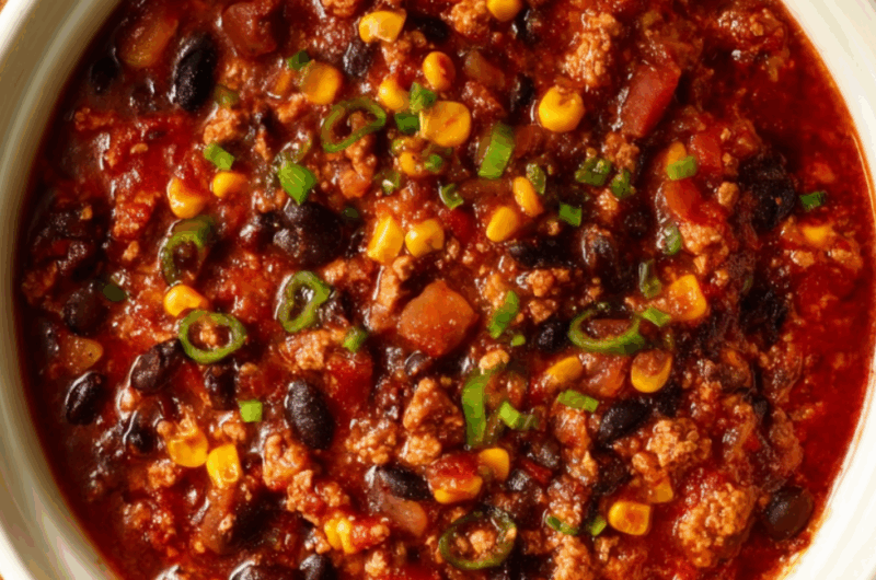 Crock Pot Healthy Turkey Chili