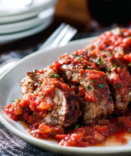 Crock Pot Beef Braciole