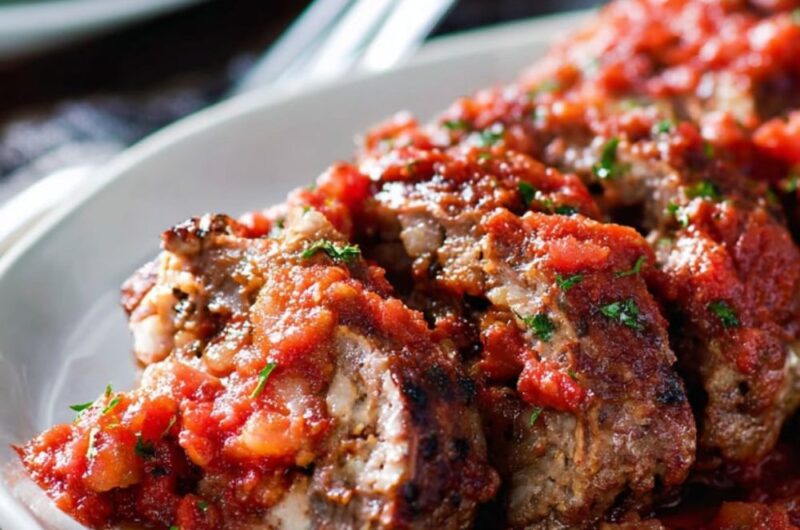 Crock Pot Beef Braciole