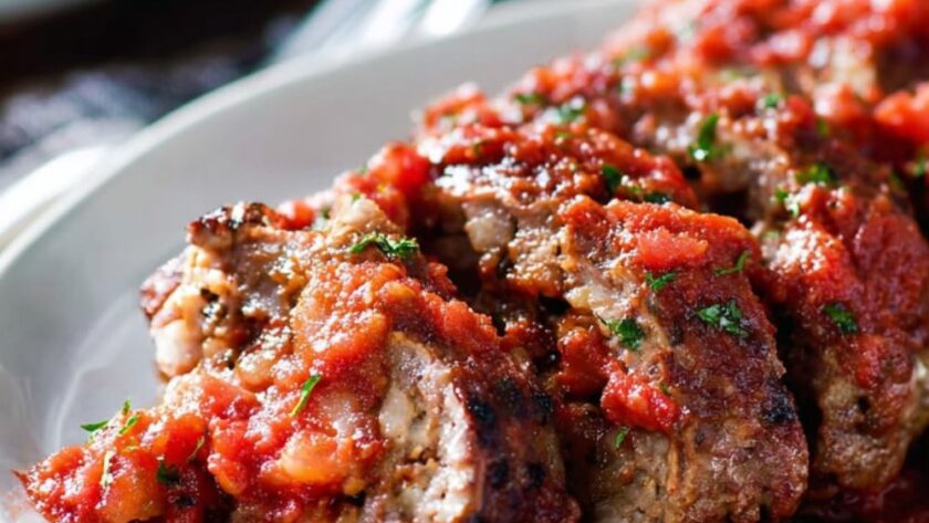 Crock Pot Beef Braciole