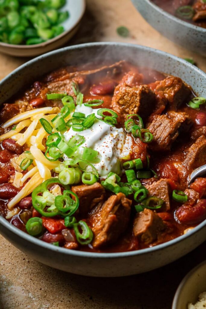 Crock Pot Beef Brisket Chili