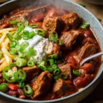 Crock Pot Beef Brisket Chili