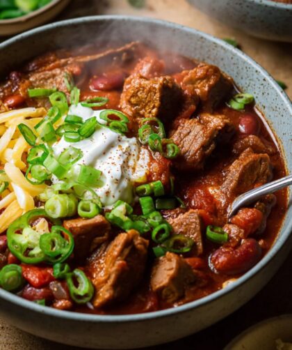 Crock Pot Beef Brisket Chili