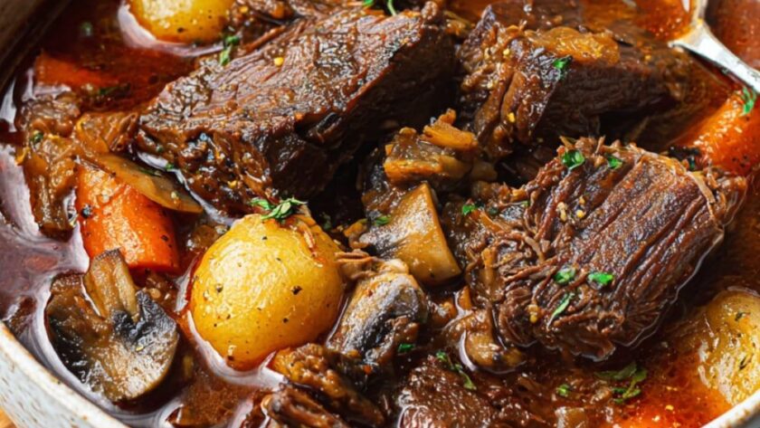 Crock Pot Beef Brisket Stew