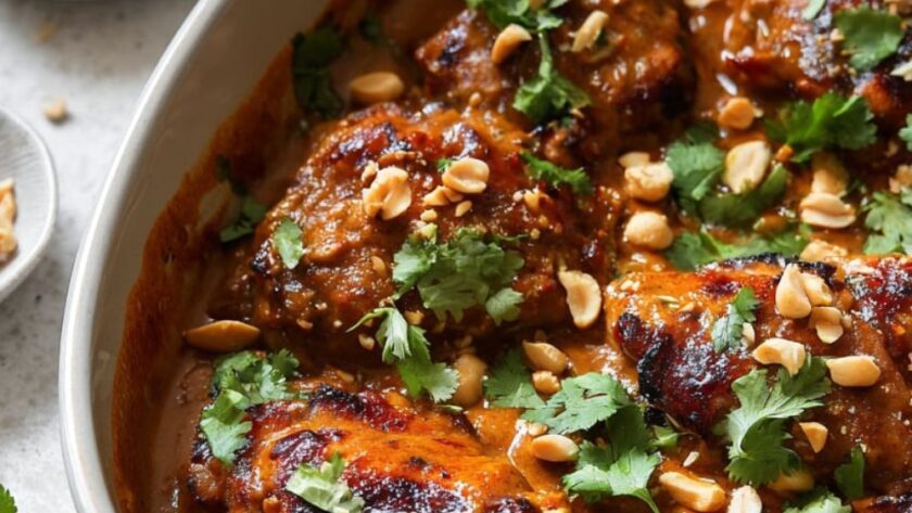 Crock Pot Chicken Satay