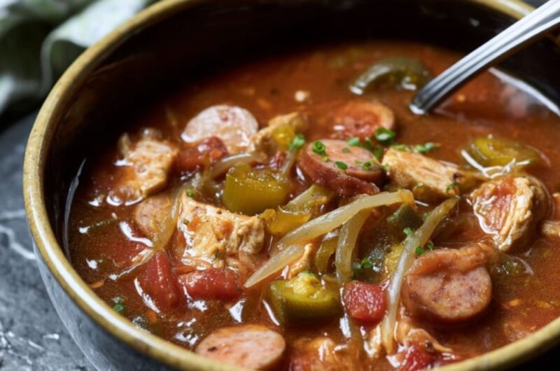 Crock Pot Chicken Sausage Soup