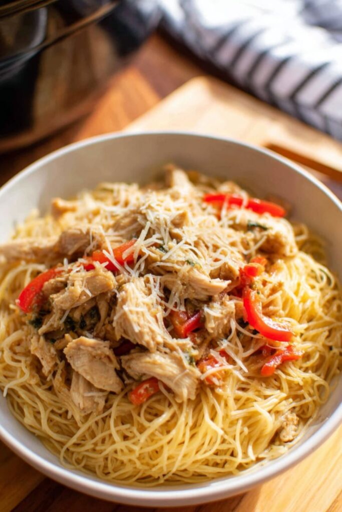 Crock Pot Chicken Scampi