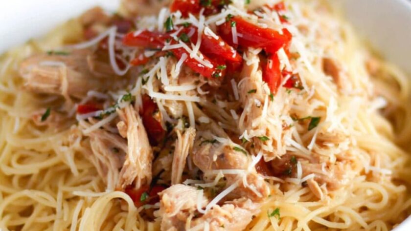 Crock Pot Chicken Scampi