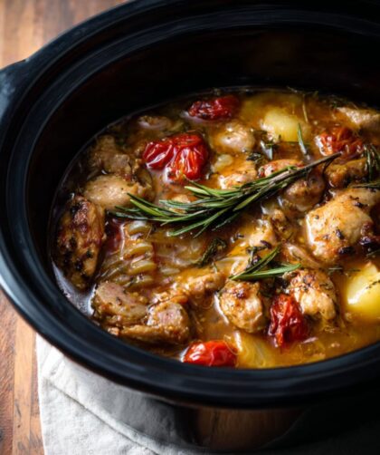 Crock Pot Chicken Scarpariello
