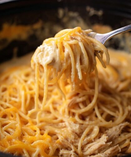 Crock Pot Chicken Spaghetti