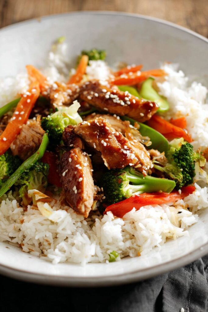 Crock Pot Chicken Stir-Fry With Frozen Vegetables