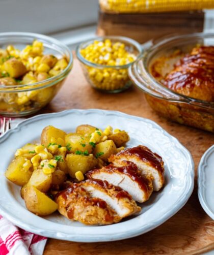 Crock Pot Chicken With Corn on the Cob