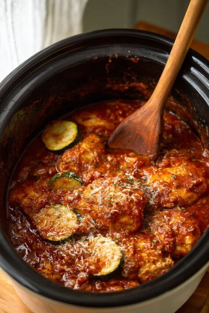 Crock Pot Chicken With Zucchini
