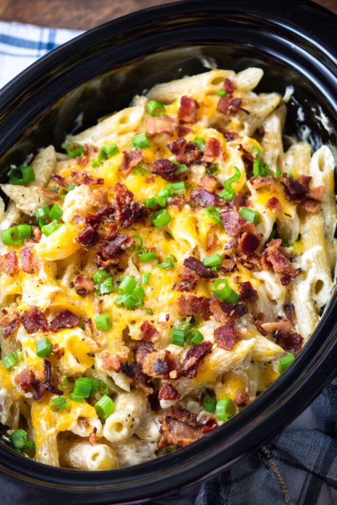 Crock Pot Crack Chicken Pasta
