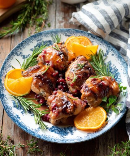 Crock Pot Cranberry Orange Chicken
