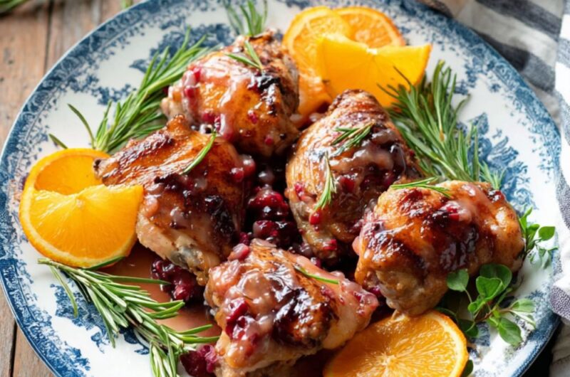 Crock Pot Cranberry Orange Chicken