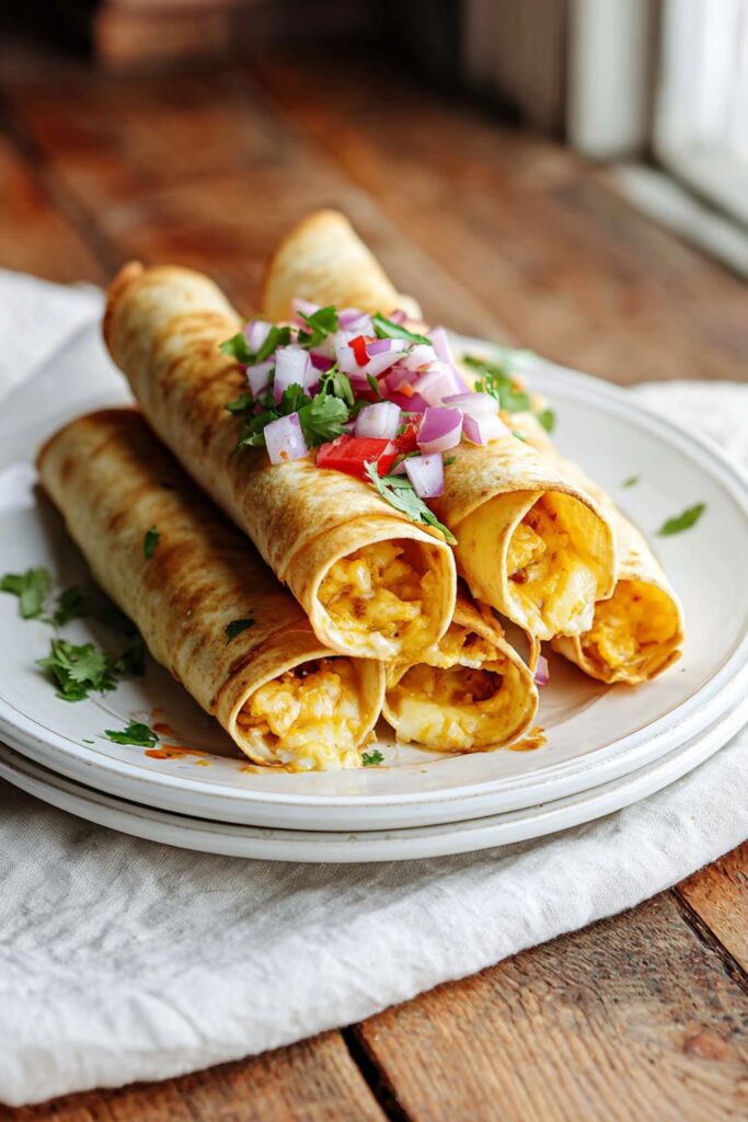 Crock Pot Cream Cheese Chicken Taquitos